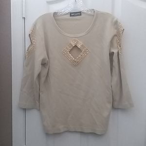 FINAL MARKDOWN Ladies' Get Lucky Embellished Top (Bust 39")